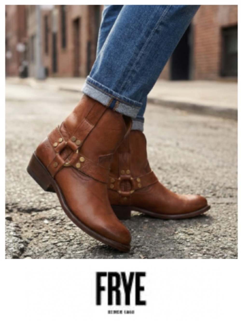 NEW!  Frye Women’s Billy Harness Bootie in ‘Saddle’ (9) - Picture 13 of 13
